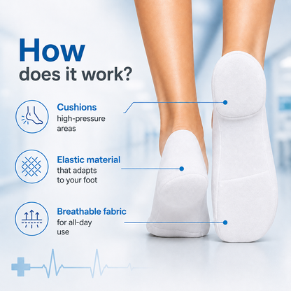 Cushioned Support Socks for Long Shifts